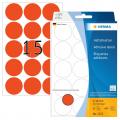 [2272] Herma Haftetiketten Ø 32 mm Rot, 480 Etiketten pro Packung
